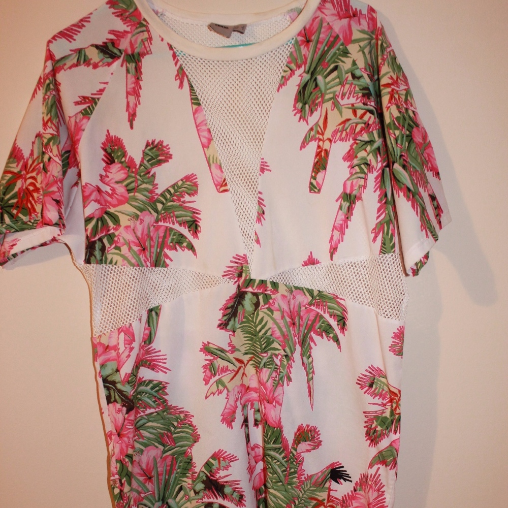 ASOS | mesh floral dress